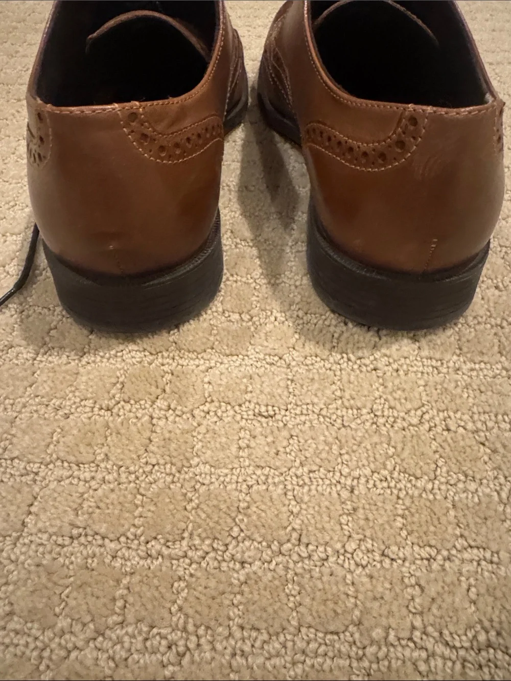 Cole Haan Tan/Brown Leather Brogue Oxfords